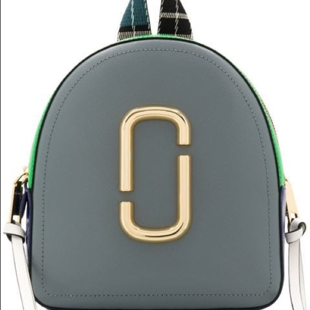 Marc Jacobs♥️NEW♥️The Pack Shot Backpack Slate - Picture 6 of 12